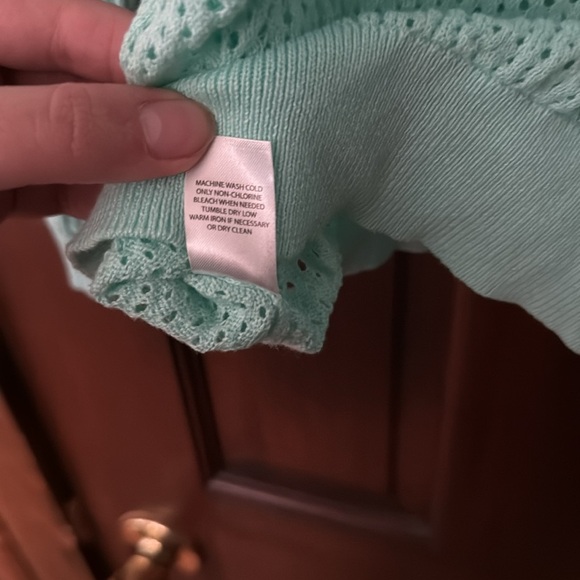 Charming Charlie Open Knit After Beach Hoodie - Picture 11 of 11